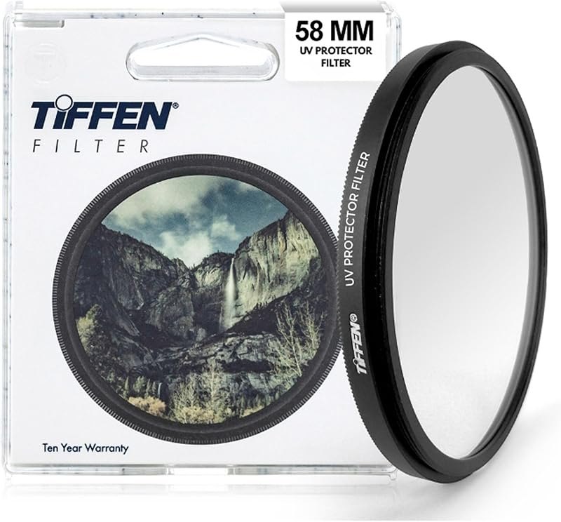 Tiffen 58mm UV Protector Filter 58mm Lens Filter Impact & Scratch Resistant — filter for best beginner mirrorless camera