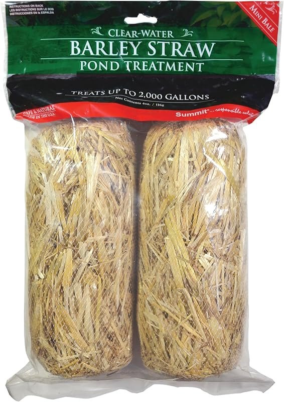 Summit Clear-Water Barley Straw Pond Treatment, 2-Pack, Treats upto 2000 Gallons, 1000 Gallons per Bale — barley straw