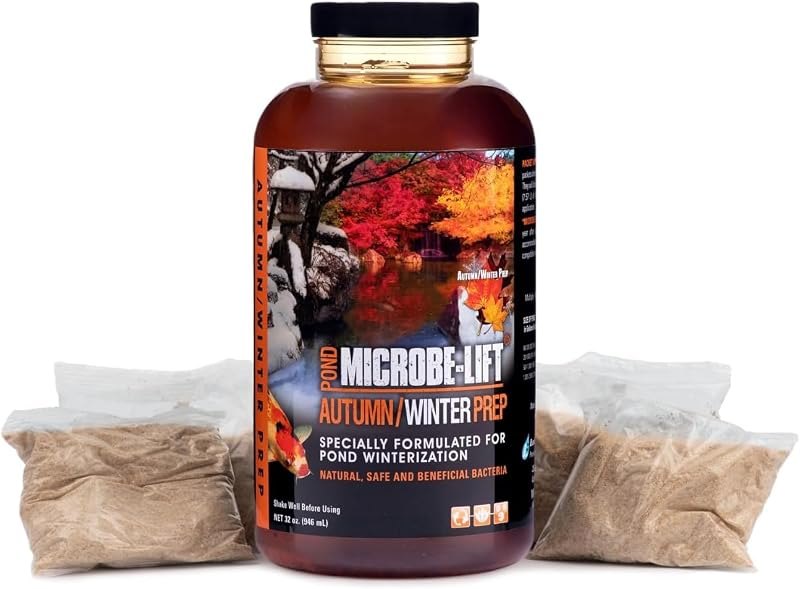MICROBE-LIFT AUTPREP Autumn and Winter Prep Seasonal Conditioner for Ponds and Outdoor Water Gardens, OK for Live Koi