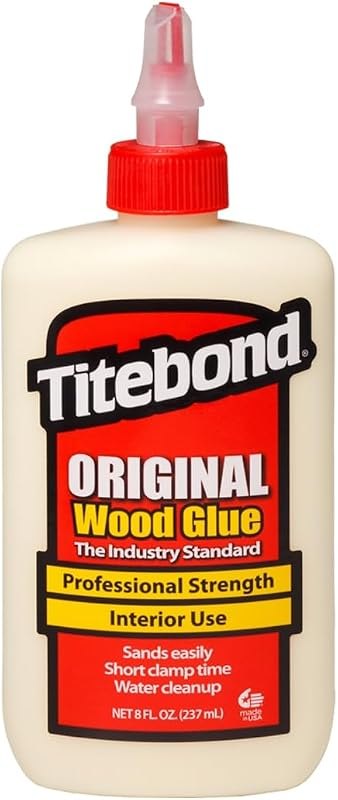 Titebond Original Wood Glue 5063, Industry Standard for Woodworking, Furniture Repair/Assembly, Construction, Home
