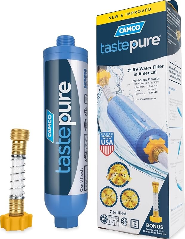 Tastepure RV Water Filter - GAC & KDF Filtration - Made in the USA — RV amazon for best