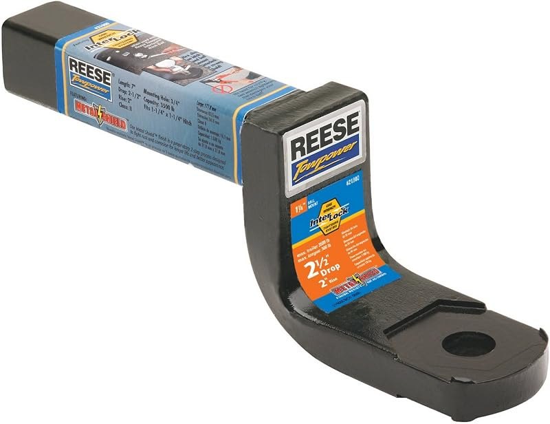 Reese Towpower 21900 Class II Interlock Ball Mount - Black — trailer-hitch-no-leak for trailer hitch compact small