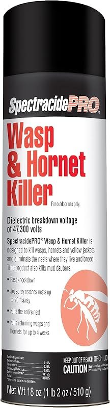 SpectracidePRO Wasp & Hornet Killer Spray, Kills Entire Nest, 18 Oz — hornet spray for yellow jacket trap durable