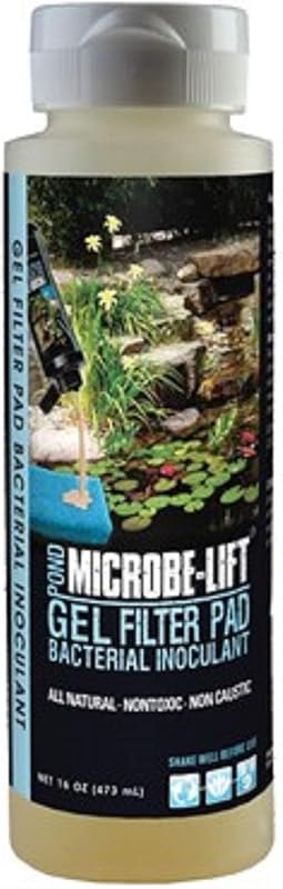 MICROBE-LIFT Microbe Lift 16-Ounce Pond Gel Filter Pad Bacterial Inoculant GEL16 — pond beneficial bacteria no leak