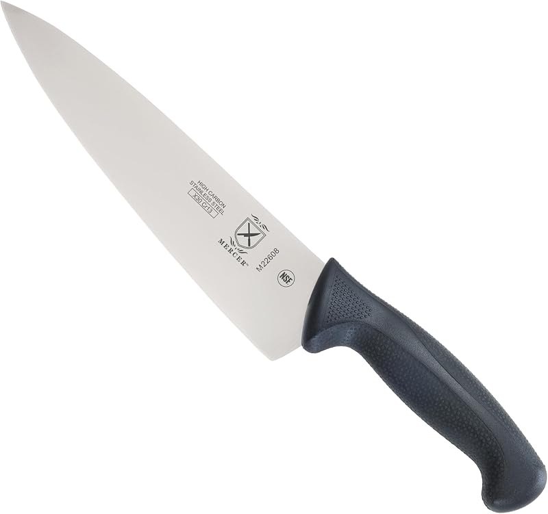 Mercer Culinary M22608 Millennia Black Handle, 8-Inch, Chef's Knife — 8 inch for best chef knife best rated