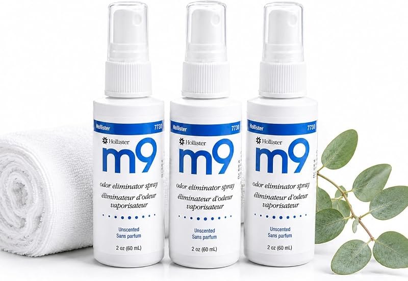 m9 Odor Eliminator Spray, Unscented 2 oz (Pack of 3)