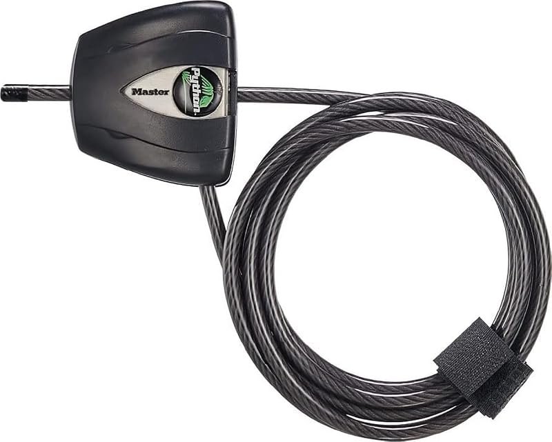 Master Lock 6' Python Cable Lock for Trail Cameras, Kayaks 8417D — python lock for trail camera no glow