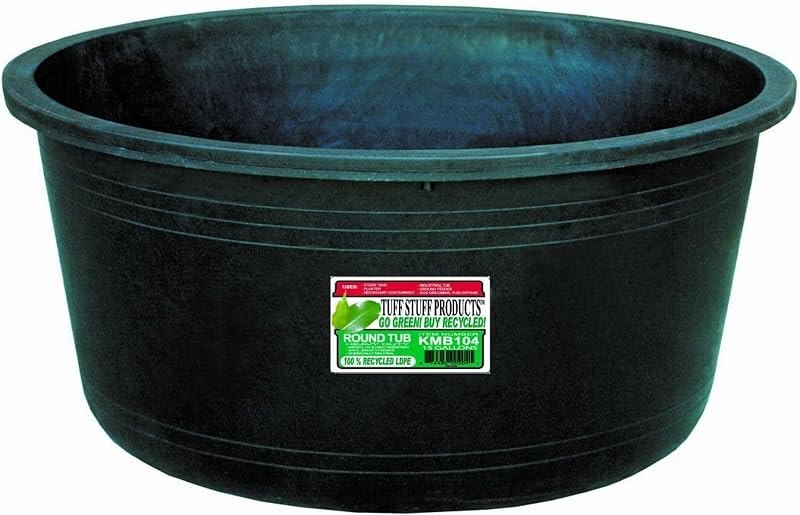 Tuff Stuff Products Circular Tub, 15-Gallon — poly-stock-tank-no-leak for poly stock tank durable heavy duty