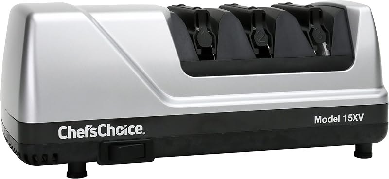 Chef’sChoice 15XV EdgeSelect Professional Electric Knife Sharpener with 100-Percent Diamond Abrasives and Precision
