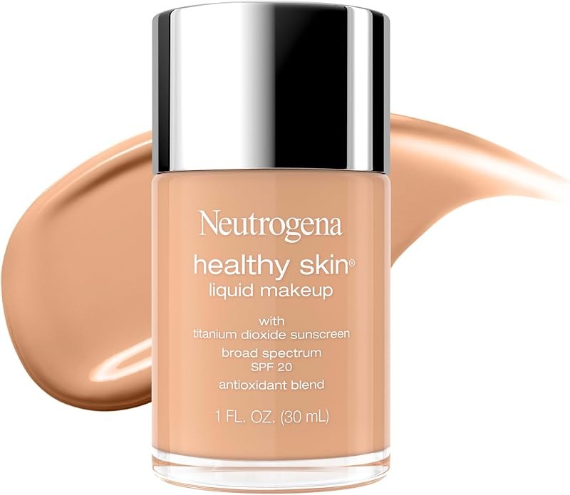 Neutrogena Healthy Skin Liquid Foundation Makeup, Buff 310W, 1 fl. oz — best non comedogenic foundation for non