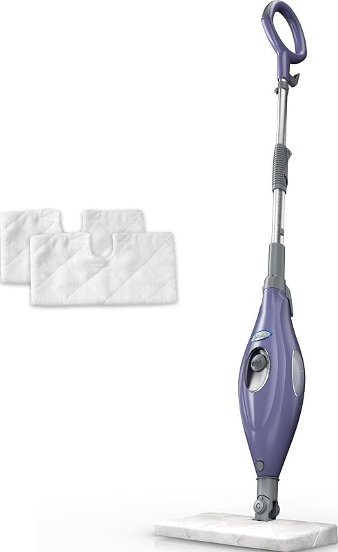 Shark Steam Pocket Mop with 2 Washable Double-sided Pads, Purple, S3501 — steam mop for handheld steam cleaner