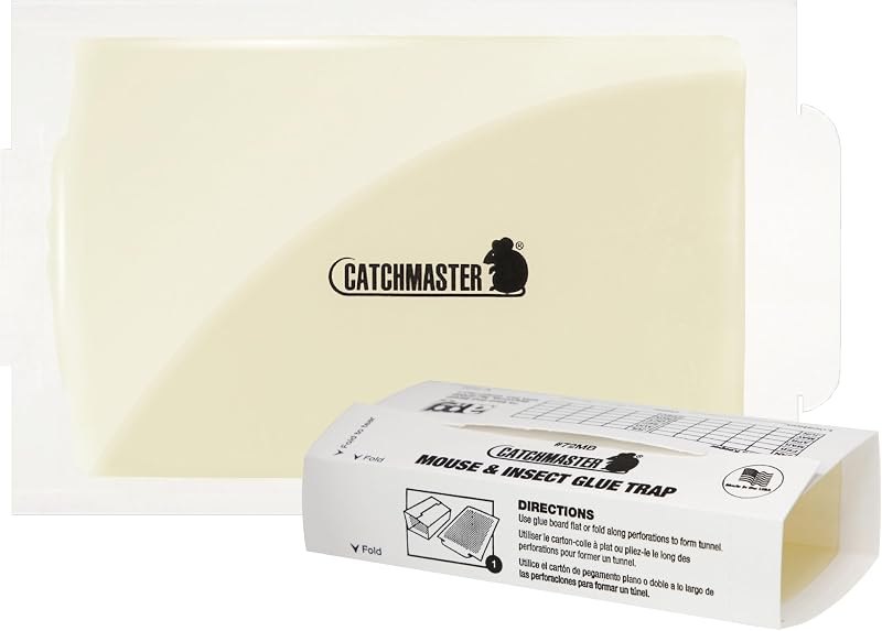 Catchmaster Super Glue Traps 30pk, Extra Strength Sticky Mouse & Rat Traps — no see mouse trap heavy duty for no see