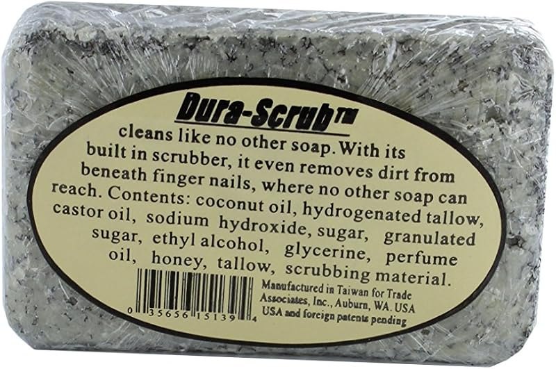 Dura-Block AF4408S Black/Grey Dura-Scrub Soap - 4 oz. — brow soap for clear brow gel durable heavy duty