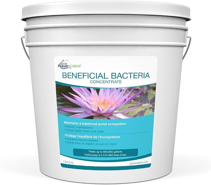 Aquascape 98950 Beneficial Bacteria Water Treatment Dry - 3.2 kg/7 lbs for Pond Water Feature Waterfall — pond
