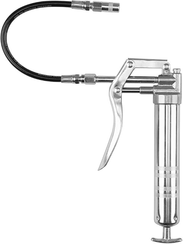 Workforce Mini Grease Gun, for 3 oz. Cartridges, 12 In. Flexible Extension, 4 In. Rigid Extension - L1305 —