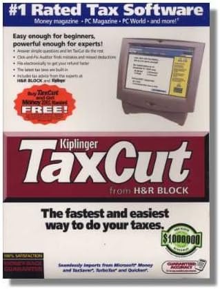 2000 TaxCut Standard Federal H&R Block Tax Cut — Financial software applications and for financial software
