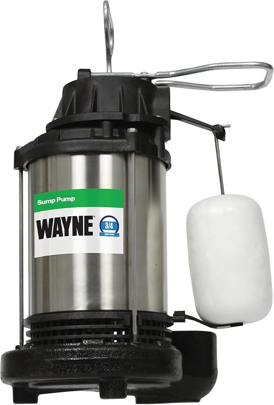 WAYNE CDU980E 3/4 HP Submersible Sump Pump — sump pump backup amazon for sump pump backup durable heavy duty