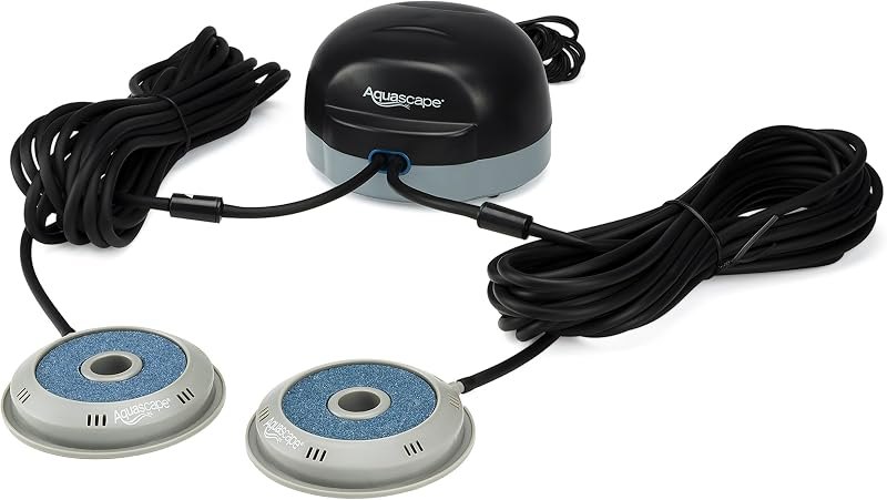 Aquascape 75000 Pond Air 2 (Double Outlet Aeration Kit) — pond-deicer-kit for pond deicer compact small