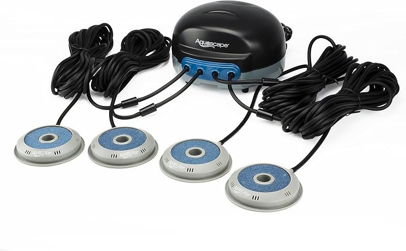 Aquascape 75001 Pond Air 4 (Quadruple Outlet Aeration Kit) — pond-deicer-kit for pond deicer