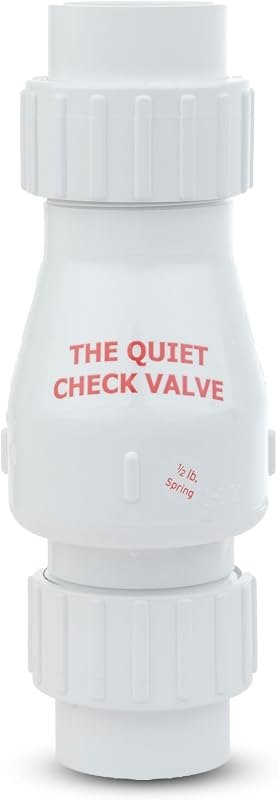 Zoeller 30‑0040 Quiet Check Valve 1-1/2″ PVC — sump check valve for sump pump backup under 30 budget