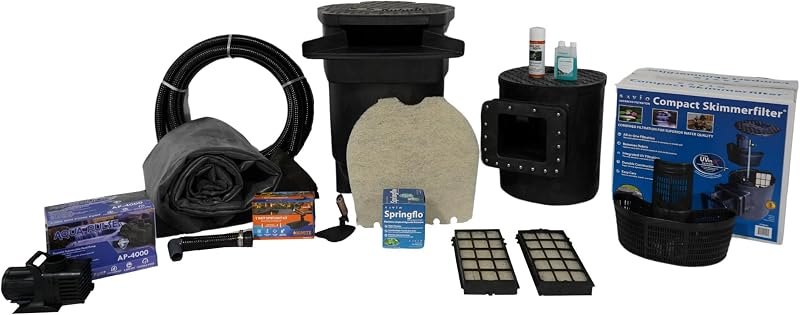 HALF OFF PONDS Savio Signature 4000 GPH Pond Kit 20 x 25 Ft EPDM Liner — epdm-pond-liner-kit for EPDM pond liner