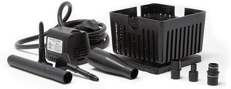 Beckett Corporation CGFK60 7207210 120 GPH 5 Watt Container Fountain Pump Kit for Patio Ponds, Container Fountains