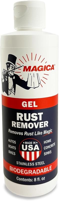 Magica Rust Remover Gel (8oz) USA Made — rust remover gel amazon for rust remover gel under 30 budget