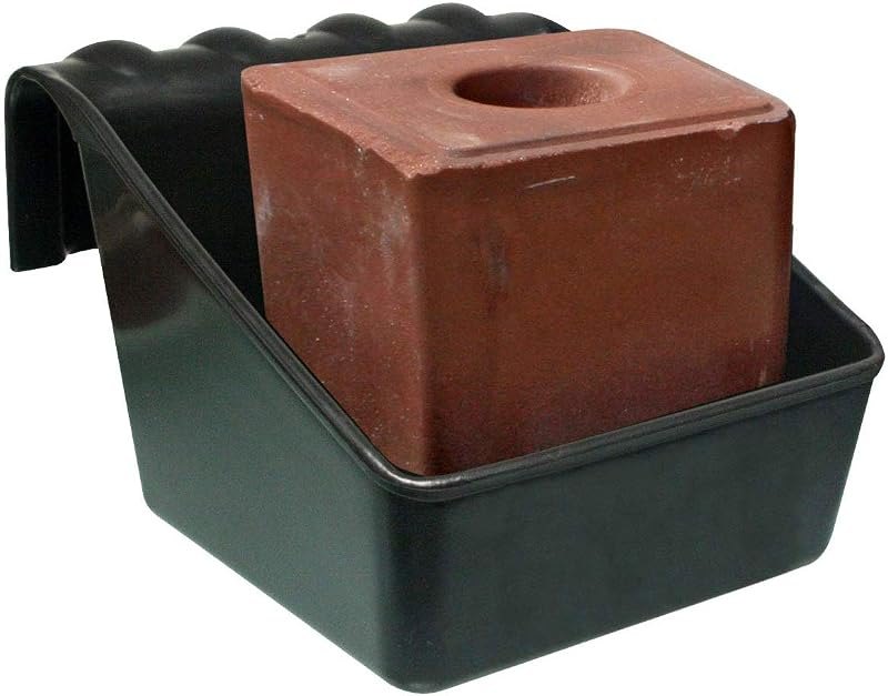 Little Giant SBPU Universal Block Holder and Feeder; Grain/Supplement Feeder for Cattle, Horses, Goats, Sheep, Alpacas
