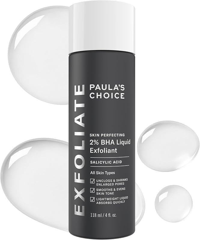 Paula's Choice SKIN PERFECTING 2% BHA Liquid Exfoliant — lactic acid exfoliant for lactic acid exfoliant