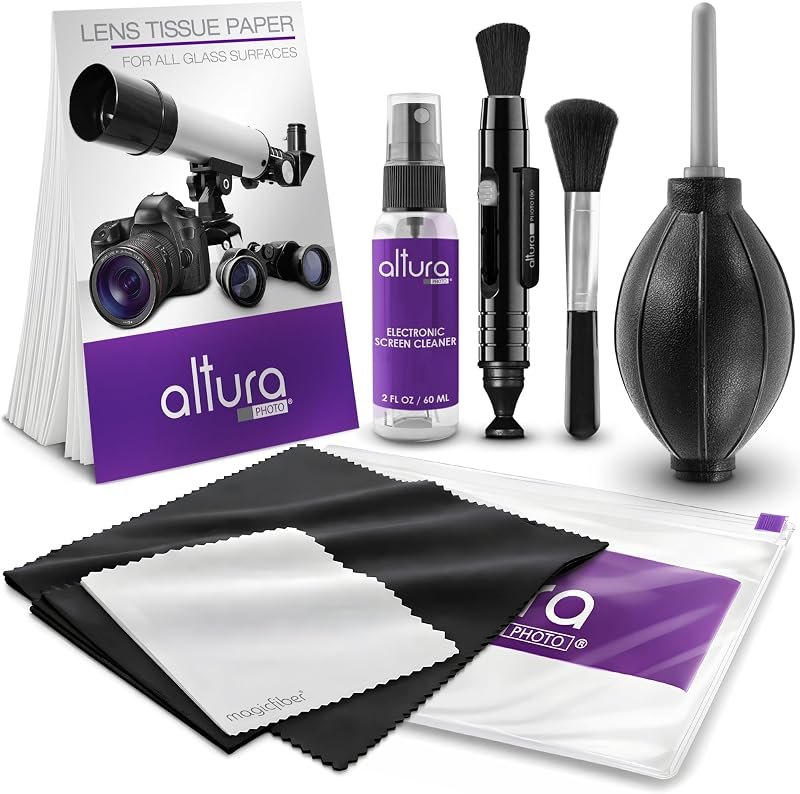 Altura Photo Camera Lens Cleaning Kit, Lens Cleaner for DSLR & Mirrorless — cleaning for best beginner mirrorless