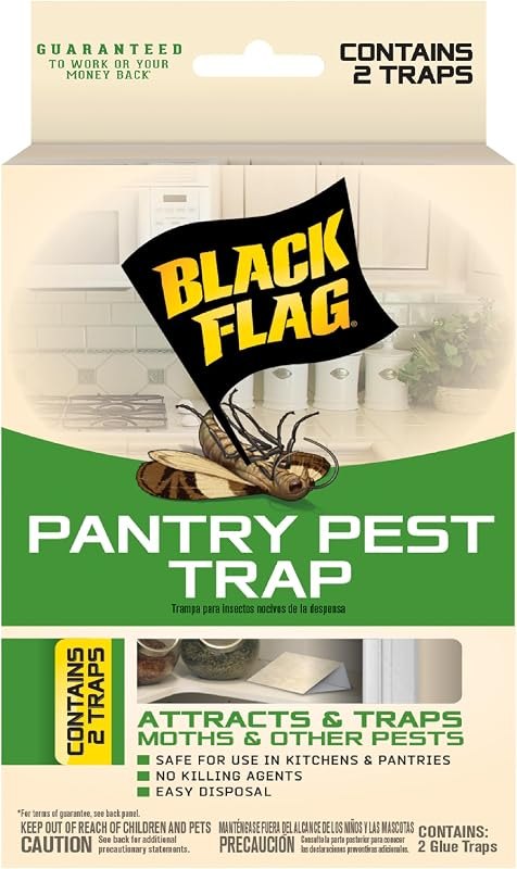 Black Flag Pantry Pest Trap 2 Count, Insect Traps, 1 Pack — pantry moth trap no leak for pantry moth trap
