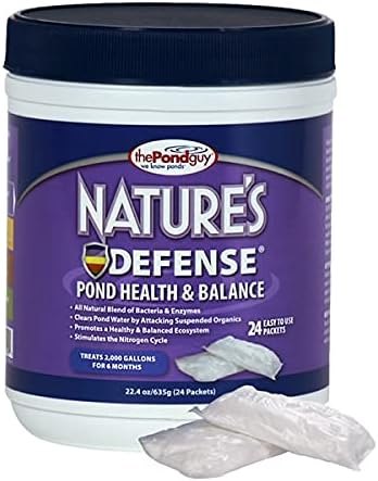 The Pond Guy Nature's Defense Beneficial Bacteria Treatment, 24 Packets — pond beneficial bacteria kit for pond