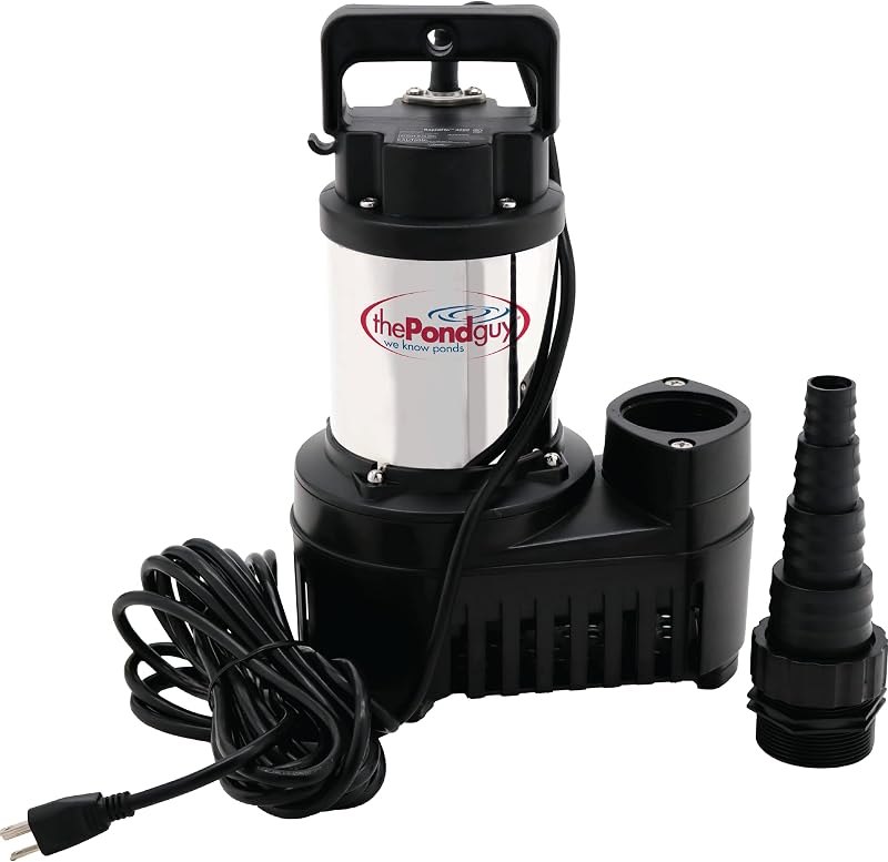The Pond Guy RapidFlo Submersible Outdoor Water Pump, Perfect for Ponds, Waterfalls, Streams, Hydroponics & Pondless