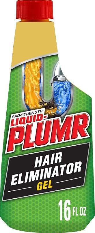 Liquid-Plumr Pro-Strength Hair Eliminator Gel Clog Remover, Hair Clog Remover and Drain Opener, Safe for All Septic