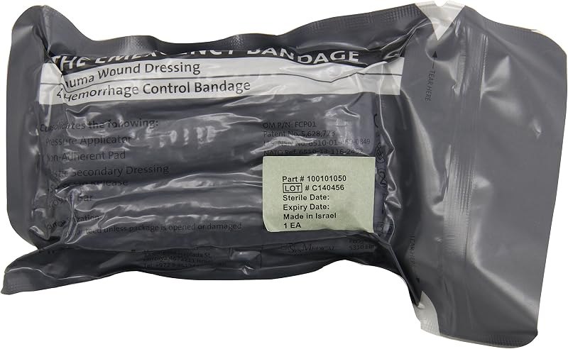 PerSys Medical Israeli Emergency Bandage 4" — israeli bandage for first aid kit refill durable heavy duty
