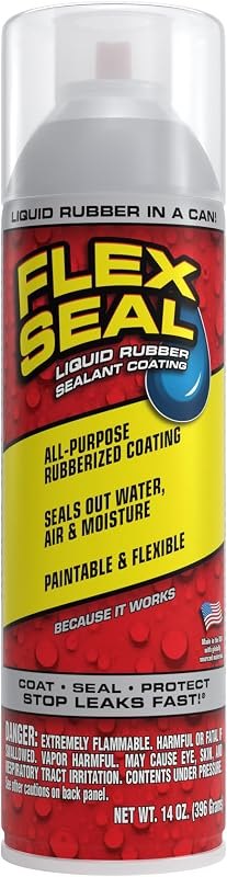 Flex Seal Spray Rubber Sealant Coating, Waterproof, Clear, 14 oz, 1-Pack — Best Products for your homestead no for