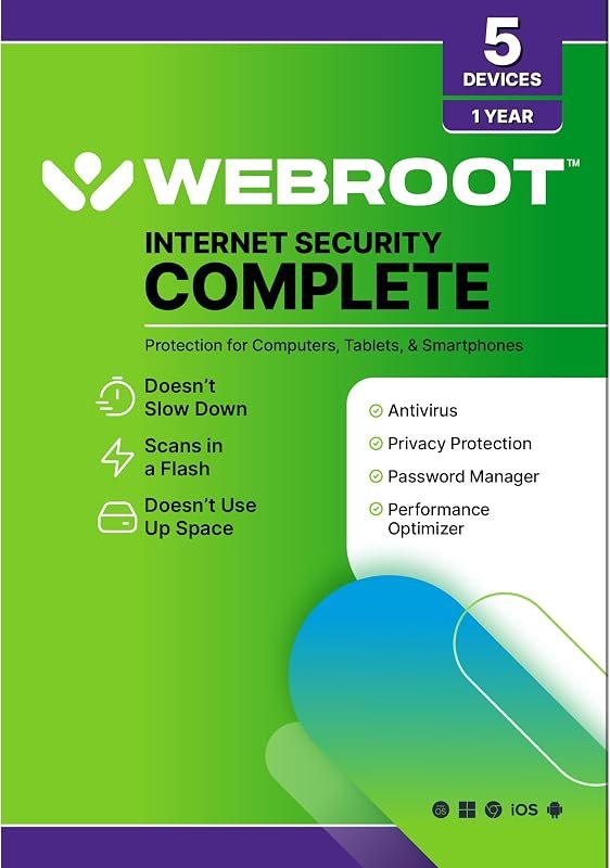 Webroot Internet Security Complete — Maintenance tools like antivirus sca for maintenance tools like antivirus