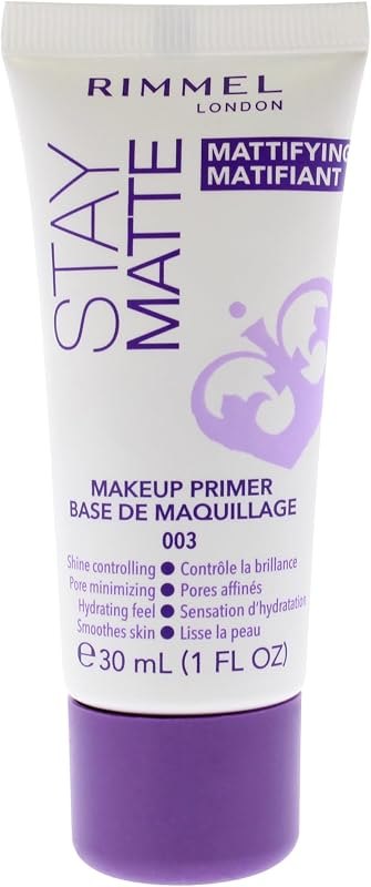 Rimmel London Stay Matte - 003 - Primer, Ultra-Lightweight, Controls Shine, Doesn’t Feel Greasy, 1oz — mattifying