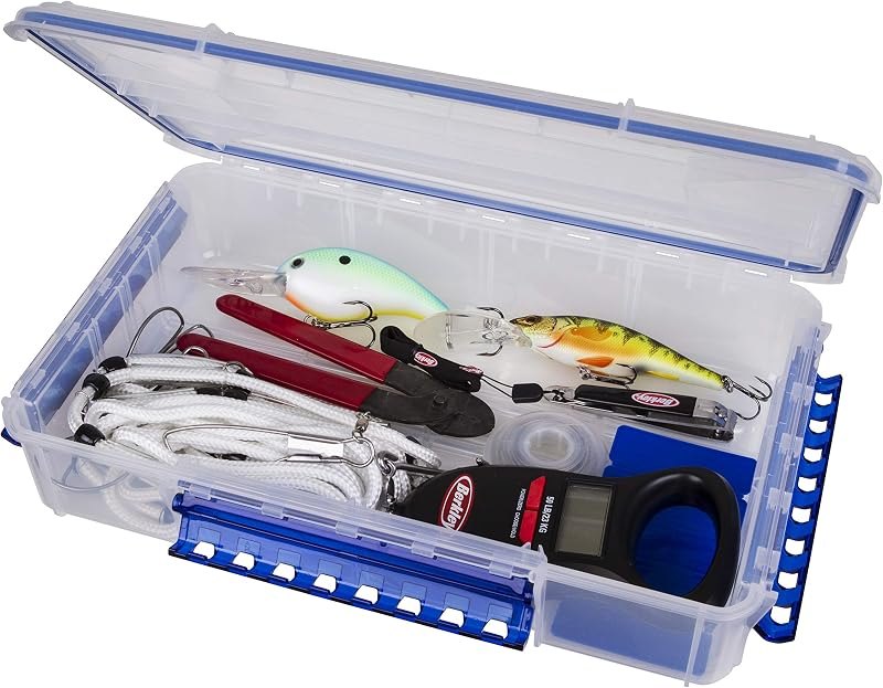 Flambeau Outdoors WP5001 Waterproof Tuff Tainer 14in, Double Deep Open Core — tackle box waterproof heavy duty for