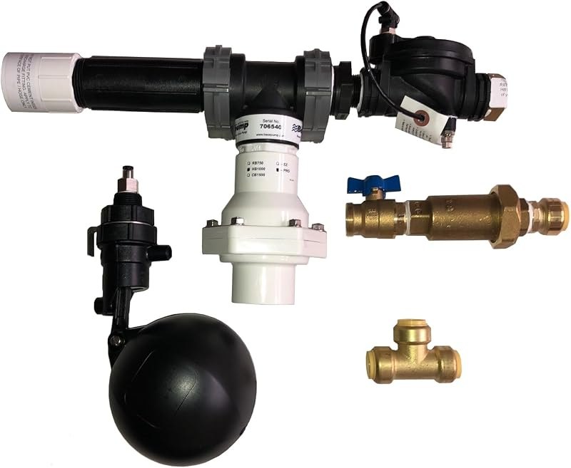HB1000-PRO Premium High-Volume Water Powered Backup Sump Pump — sump pump backup no leak for sump pump backup durable