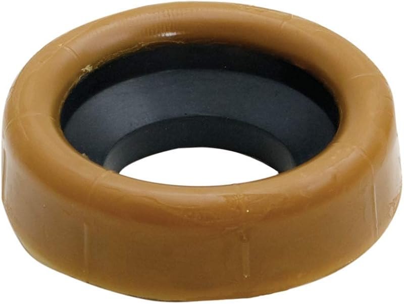Eastman 40145 Jumbo Wax Ring with Flange, 3 inch or 4 inch, Yellow — toilet wax ring heavy duty for toilet wax ring