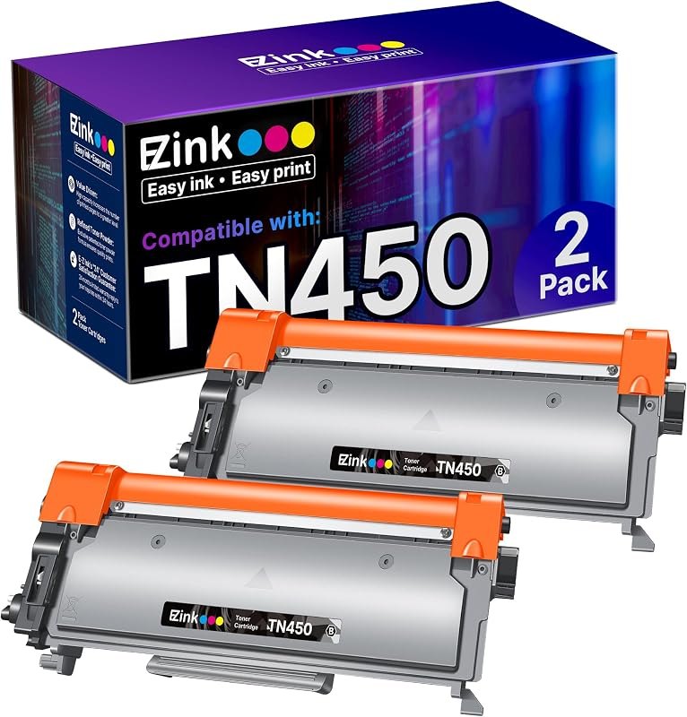 TN450 Toner Cartridge for Brother Printer TN-450 TN420 TN 450 TN-420 — toner for best printer without subscription