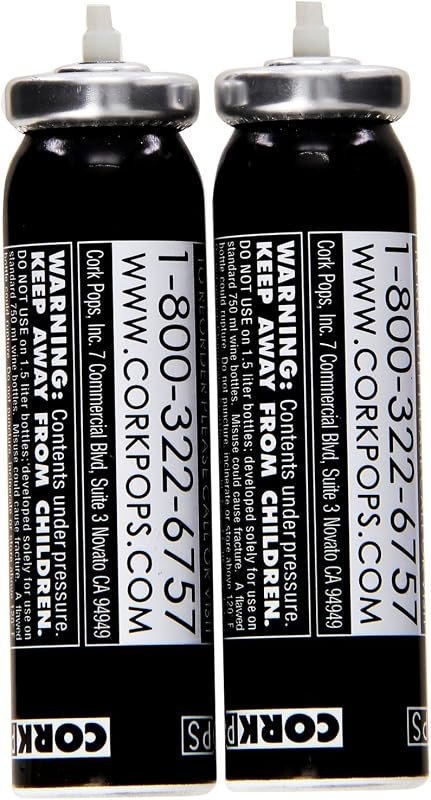 Cork Pops III Corkscrew Replacement Cartridges -Set of 6 — waiters corkscrew refill for waiters corkscrew