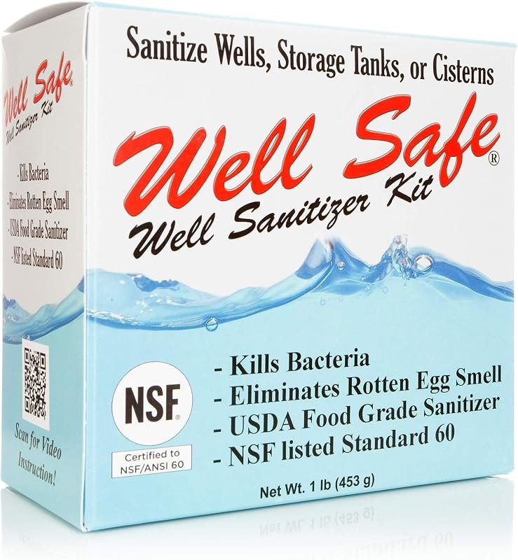 WELL SAFE Well Sanitizer Kit for Well Water Treatment & Sulfur Smell — Well Water amazon for well water kit
