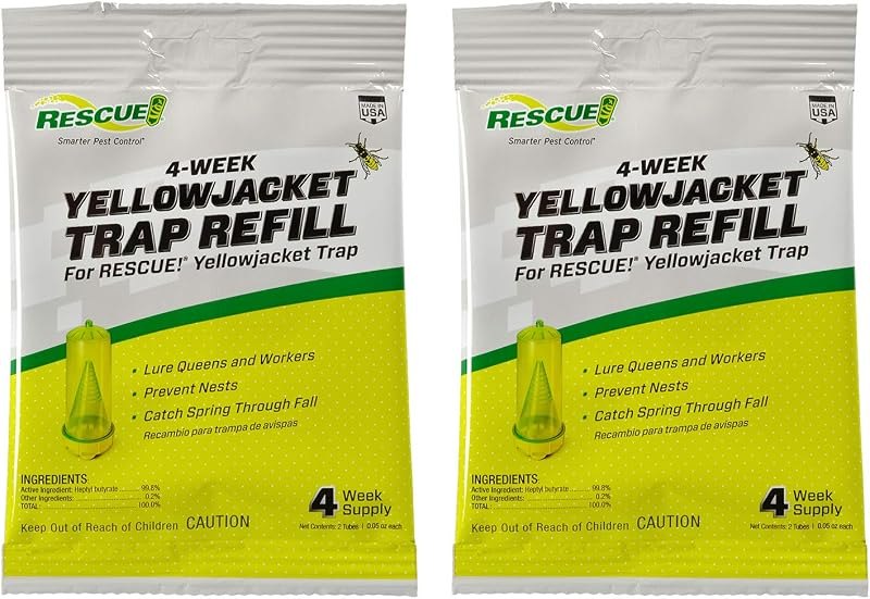 RESCUE! Yellowjacket Attractant — yellow jacket trap replacement for yellow jacket trap under 30 budget