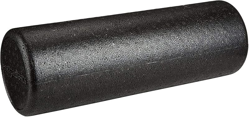 Amazon Basics High-Density Foam Roller for Exercise and Recovery, 18 Inches, Black — foam roller for best home gym