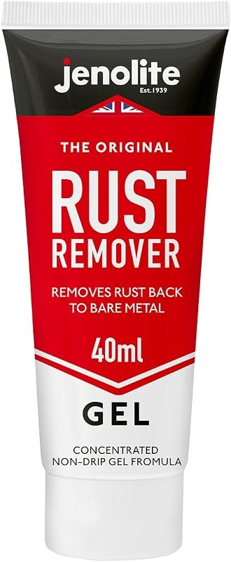 JENOLITE Rust Remover Gel, Fast Acting Formula, Industrial Strength 1xoz