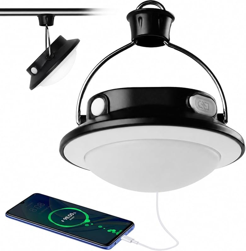 Gen 3 Rechargeable Tent Light, Hanging LED Canopy Light for Camping & RV — tent light for best camping lantern under 40