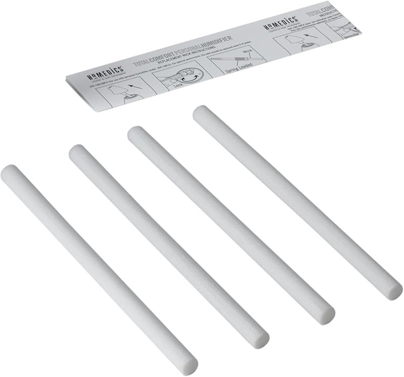 Homedics TotalComfort Personal Humidifer Replacement Wicks, 4 Pack — humidifier wick filter amazon for humidifier wick