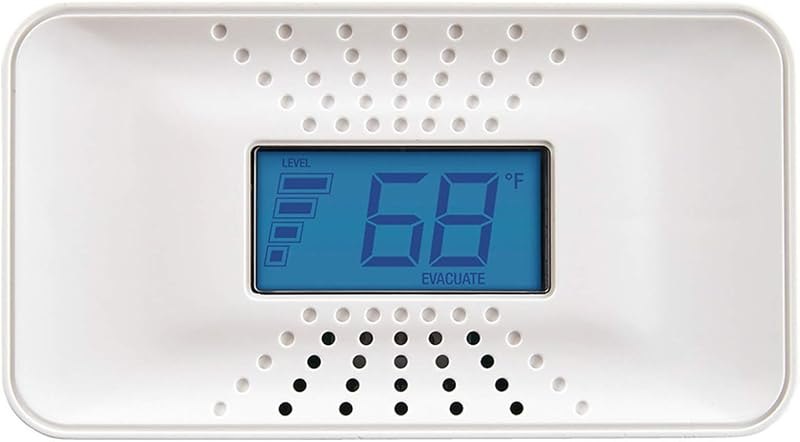 First Alert 10-Year Battery Carbon Monoxide Alarm with Digital Display — 10 year co alarm for carbon monoxide detector